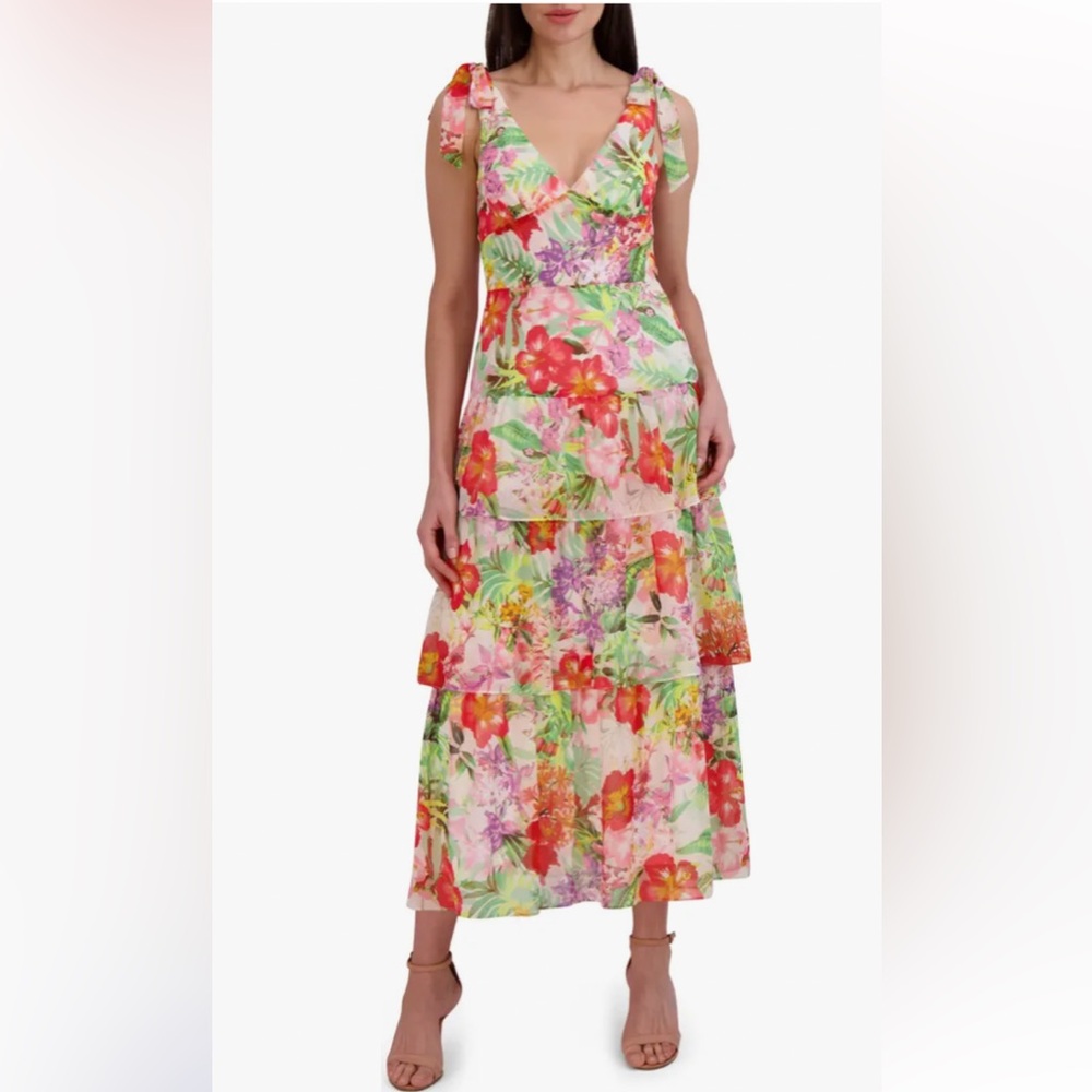 Julia Jordan| NWT Floral Tiered Maxi